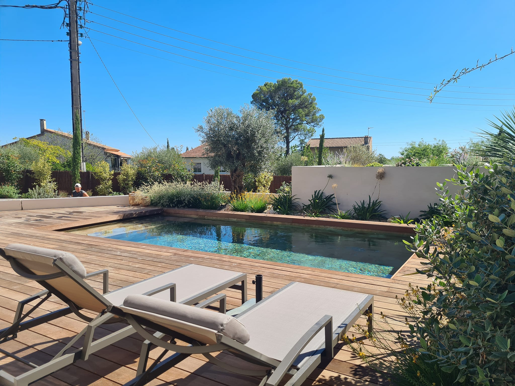 Piscine traditionnelle Mourèze